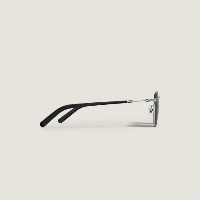 Gafas de sol cuadradas con montura metálica plateada Gafas de sol cuadradas con montura metálica plateada