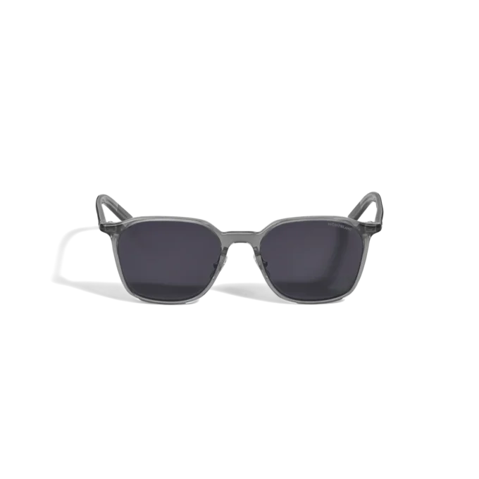Gafas de sol ovaladas con montura de acetato gris Gafas de sol ovaladas con montura de acetato gris