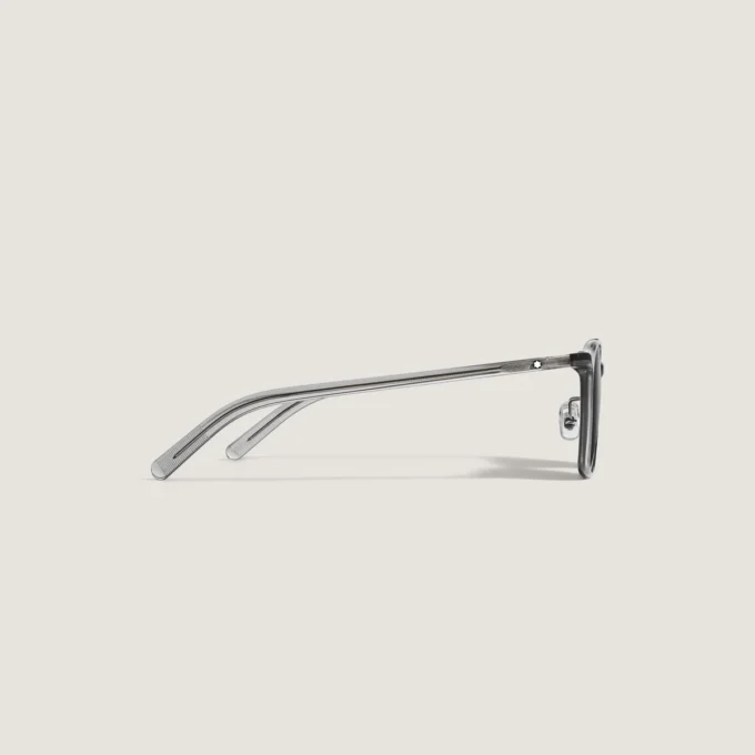 Gafas de sol ovaladas con montura de acetato gris Gafas de sol ovaladas con montura de acetato gris