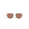 Gafas de sol ovaladas con montura metálica dorada Gafas de sol ovaladas con montura metálica dorada