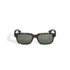 Gafas de sol rectangulares con montura de acetato color habana Gafas de sol rectangulares con montura de acetato color habana