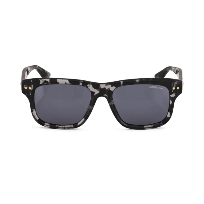 Gafas de sol rectangulares con montura de acetato de color negro Gafas de sol rectangulares con montura de acetato de color negro