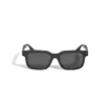 Gafas de sol rectangulares con montura de acetato de color negro Gafas de sol rectangulares con montura de acetato de color negro