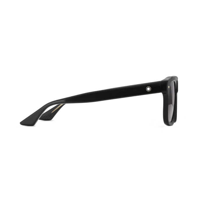 Gafas de sol rectangulares con montura de acetato de color negro Gafas de sol rectangulares con montura de acetato de color negro