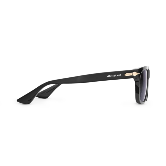 Gafas de sol rectangulares con montura de acetato de color negro Gafas de sol rectangulares con montura de acetato de color negro