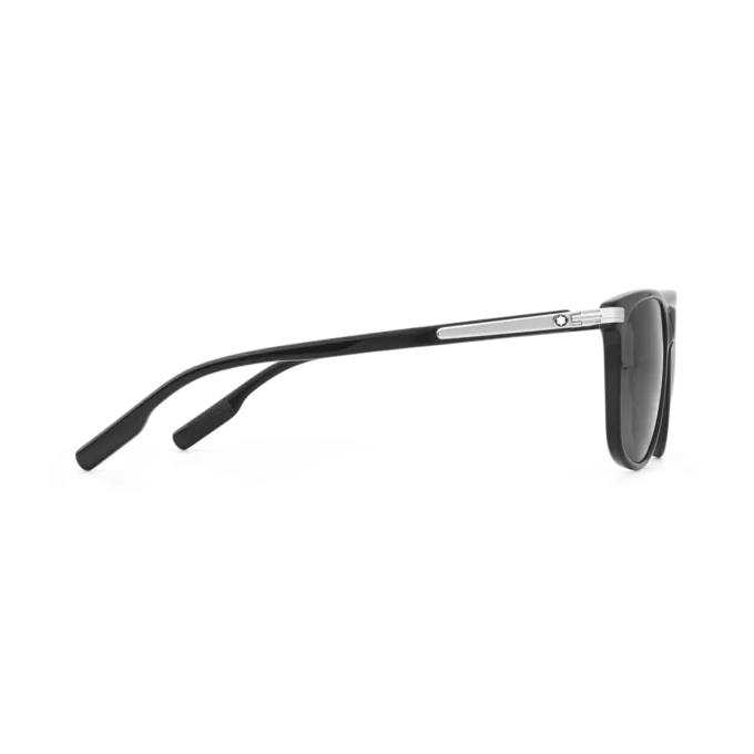 Gafas de sol rectangulares con montura de acetato de color negro Gafas de sol rectangulares con montura de acetato de color negro