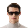 Gafas de sol rectangulares con montura de acetato de color negro Gafas de sol rectangulares con montura de acetato de color negro