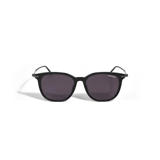 Gafas de sol rectangulares con montura de acetato negro Gafas de sol rectangulares con montura de acetato negro