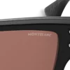 Gafas de sol rectangulares con montura de acetato negro Gafas de sol rectangulares con montura de acetato negro
