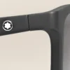 Gafas de sol rectangulares con montura de acetato negro Gafas de sol rectangulares con montura de acetato negro