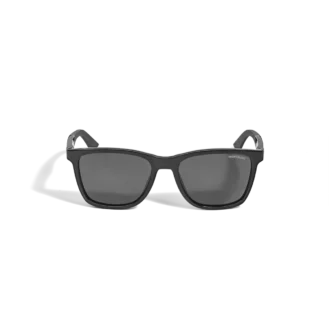 Gafas de sol rectangulares con montura inyectada de color negro