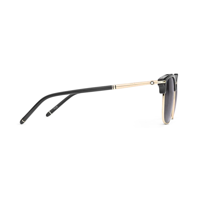 Gafas de sol rectangulares con montura inyectada de color negro (M) Gafas de sol rectangulares con montura inyectada de color negro (M)