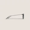 Gafas de sol rectangulares con montura inyectada en negro Gafas de sol rectangulares con montura inyectada en negro