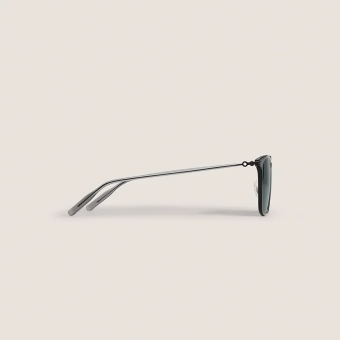 Gafas de sol rectangulares con montura inyectada en negro Gafas de sol rectangulares con montura inyectada en negro