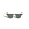 Gafas de sol rectangulares con montura metálica dorada Gafas de sol rectangulares con montura metálica dorada