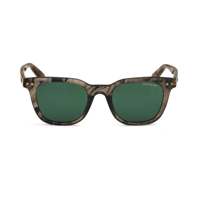 Gafas de sol redondas con montura de acetato de color marrón Gafas de sol redondas con montura de acetato de color marrón