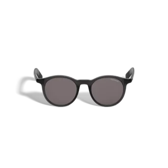 Gafas de sol redondas con montura de acetato inyectado en color negro