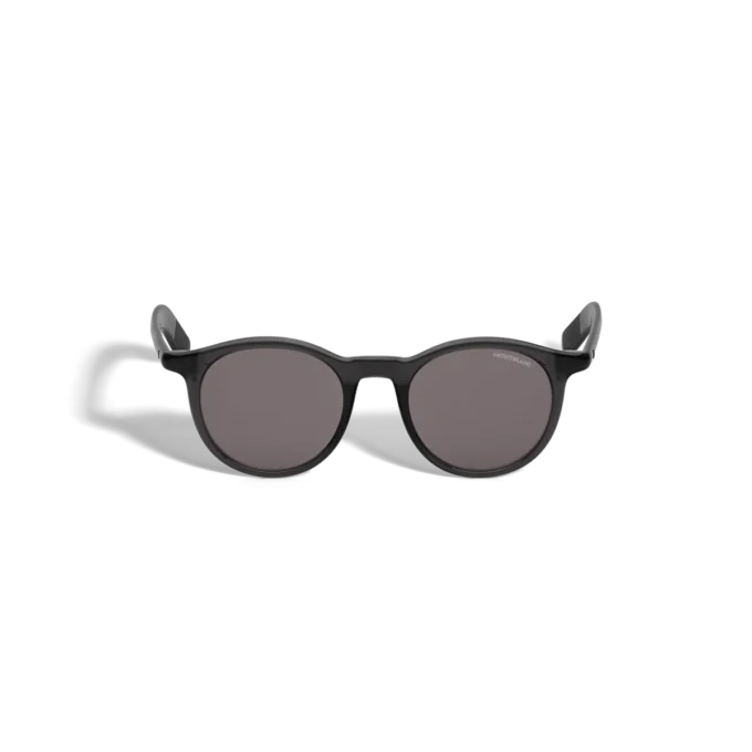 Gafas de sol redondas con montura de acetato inyectado en color negro Gafas de sol redondas con montura de acetato inyectado en color negro