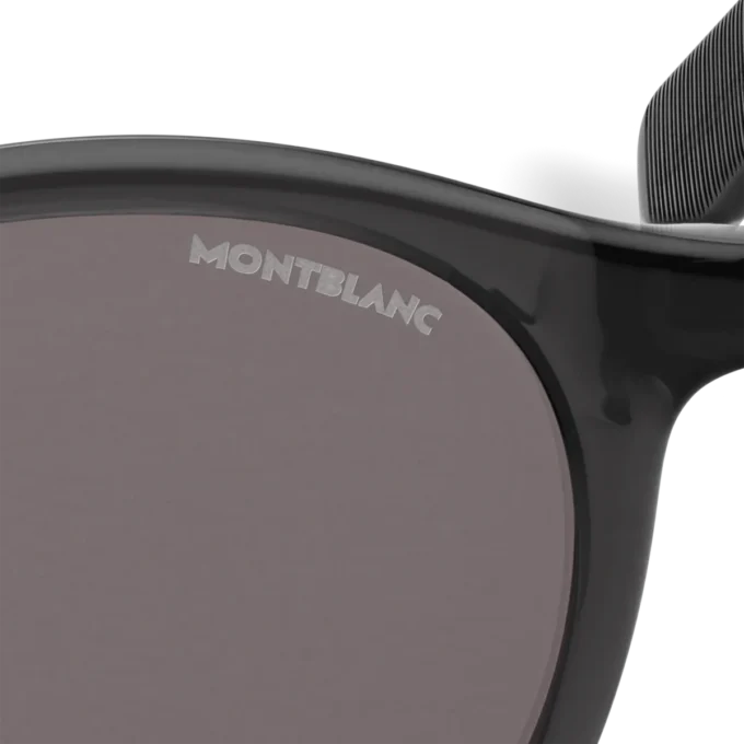 Gafas de sol redondas con montura de acetato inyectado en color negro Gafas de sol redondas con montura de acetato inyectado en color negro