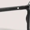 Gafas de sol redondas con montura de acetato inyectado en color negro Gafas de sol redondas con montura de acetato inyectado en color negro
