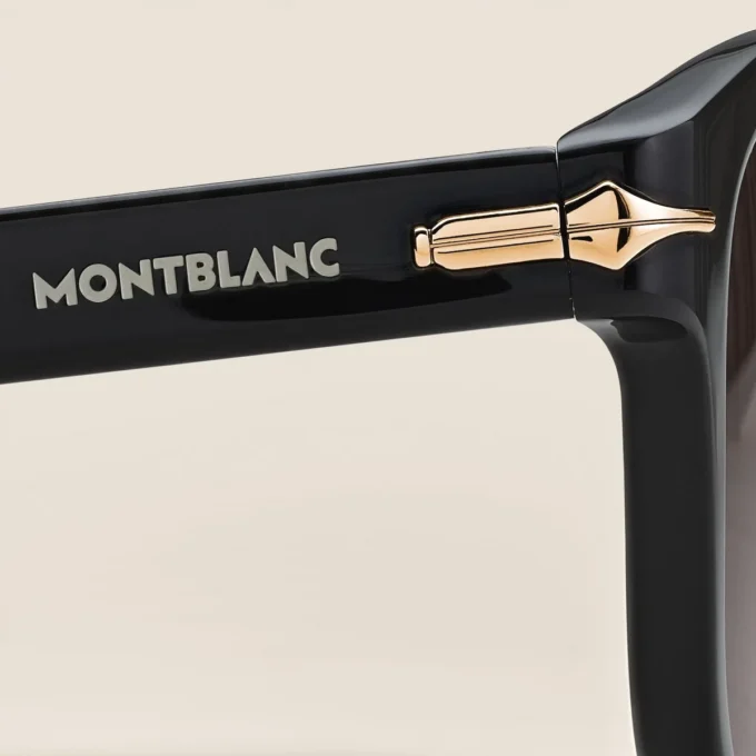 Gafas de sol redondas con montura de acetato negro Gafas de sol redondas con montura de acetato negro