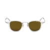 Gafas de sol redondas con montura inyectada de color gris Gafas de sol redondas con montura inyectada de color gris