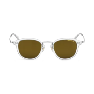Gafas de sol redondas con montura inyectada de color gris