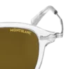 Gafas de sol redondas con montura inyectada de color gris Gafas de sol redondas con montura inyectada de color gris