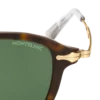 Gafas de sol redondas con montura inyectada en color habana Gafas de sol redondas con montura inyectada en color habana