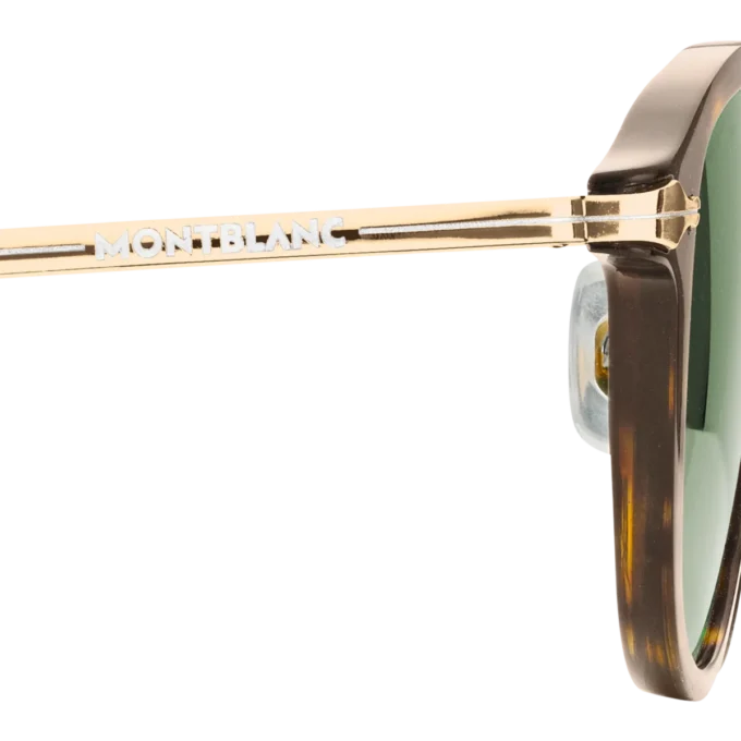 Gafas de sol redondas con montura inyectada en color habana Gafas de sol redondas con montura inyectada en color habana