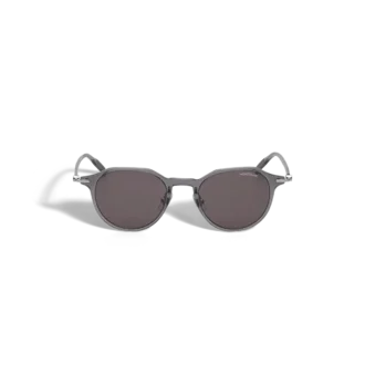 Gafas de sol redondas con montura inyectada gris