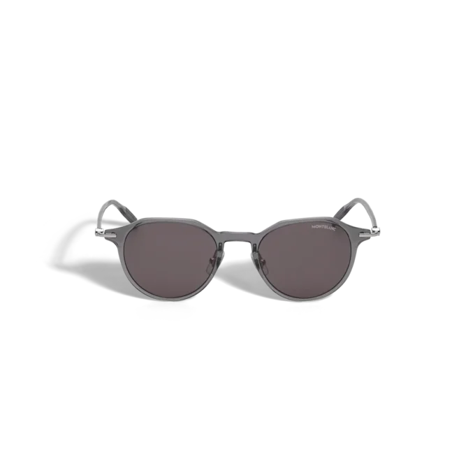 Gafas de sol redondas con montura inyectada gris Gafas de sol redondas con montura inyectada gris