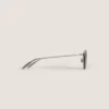Gafas de sol redondas con montura inyectada gris Gafas de sol redondas con montura inyectada gris