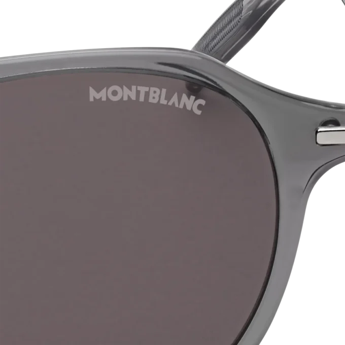 Gafas de sol redondas con montura inyectada gris Gafas de sol redondas con montura inyectada gris