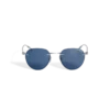 Gafas de sol redondas con montura metálica color plata Gafas de sol redondas con montura metálica color plata