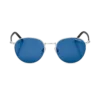 Gafas de sol redondas con montura metálica color rutenio Gafas de sol redondas con montura metálica color rutenio