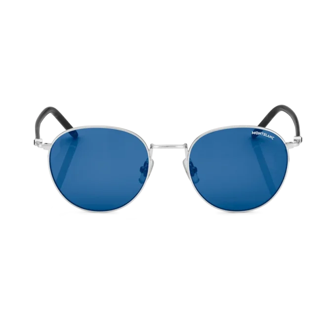 Gafas de sol redondas con montura metálica color rutenio Gafas de sol redondas con montura metálica color rutenio