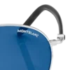 Gafas de sol redondas con montura metálica color rutenio Gafas de sol redondas con montura metálica color rutenio
