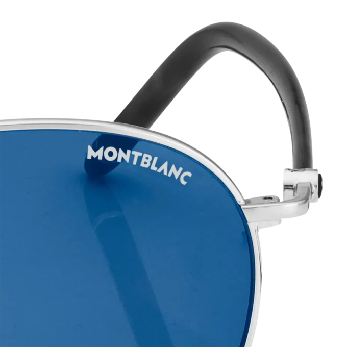 Gafas de sol redondas con montura metálica color rutenio Gafas de sol redondas con montura metálica color rutenio