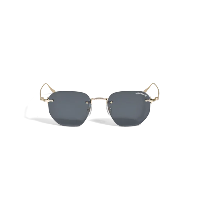 Gafas de sol redondas con montura metálica dorada Gafas de sol redondas con montura metálica dorada
