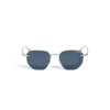 Gafas de sol redondas con montura metálica plateada Gafas de sol redondas con montura metálica plateada