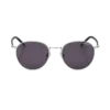 Gafas de sol redondas con montura metálica plateada Gafas de sol redondas con montura metálica plateada