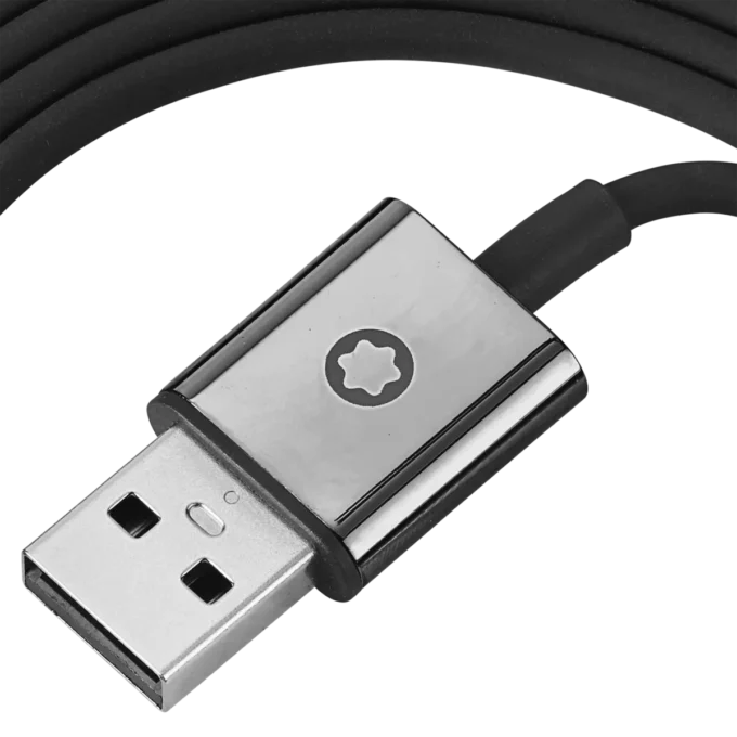 Juego de cables negro para auriculares Montblanc MB 01