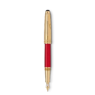 Meisterstück Solitaire Doué Red Hour Classique Pluma estilográfica F Edición especial