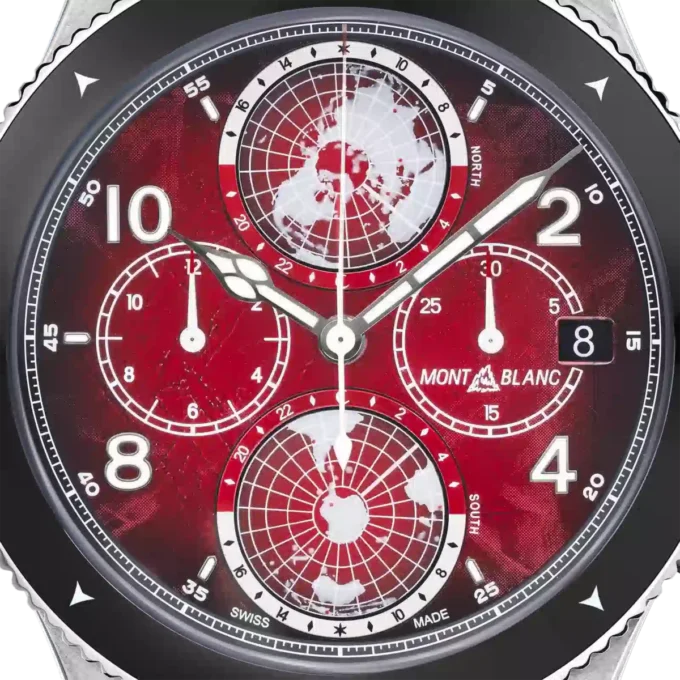 Montblanc 1858 Geosphere Chronograph 0 Oxygen Limited Edition – 290 piezas Montblanc 1858 Geosphere Chronograph 0 Oxygen Limited Edition – 290 piezas