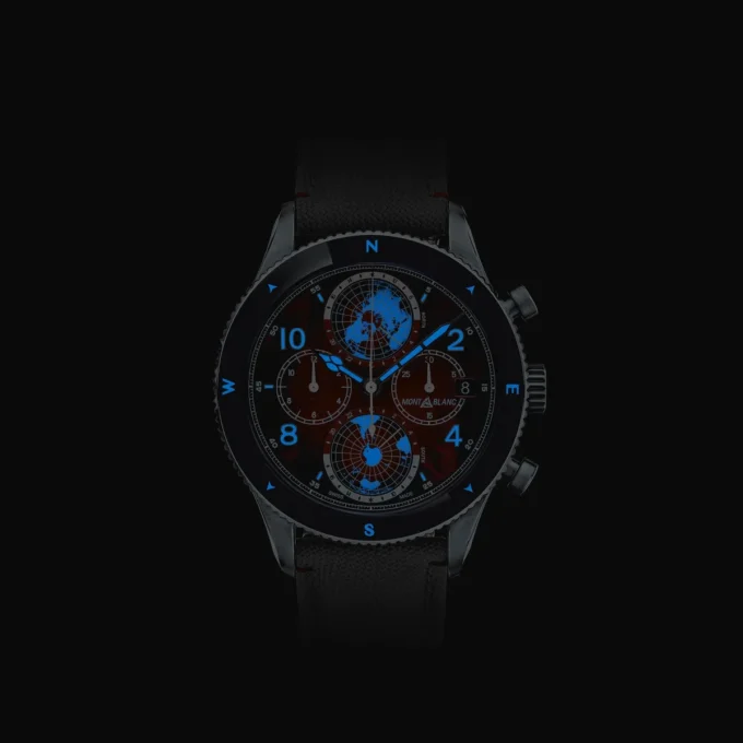 Montblanc 1858 Geosphere Chronograph 0 Oxygen Limited Edition – 290 piezas Montblanc 1858 Geosphere Chronograph 0 Oxygen Limited Edition – 290 piezas