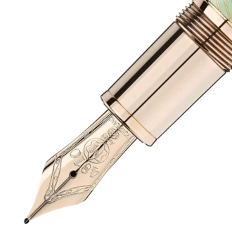 Pluma estilográfica Meisterstück Calligraphy Solitaire Celadon Dégradé