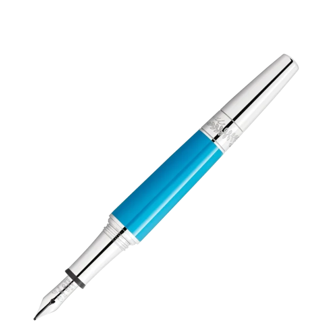 Pluma estilográfica Montblanc Maria Callas Special Edition en color turquesa Pluma estilográfica Montblanc Maria Callas Special Edition en color turquesa