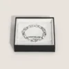 Pulsera mediana, cadena octogonal