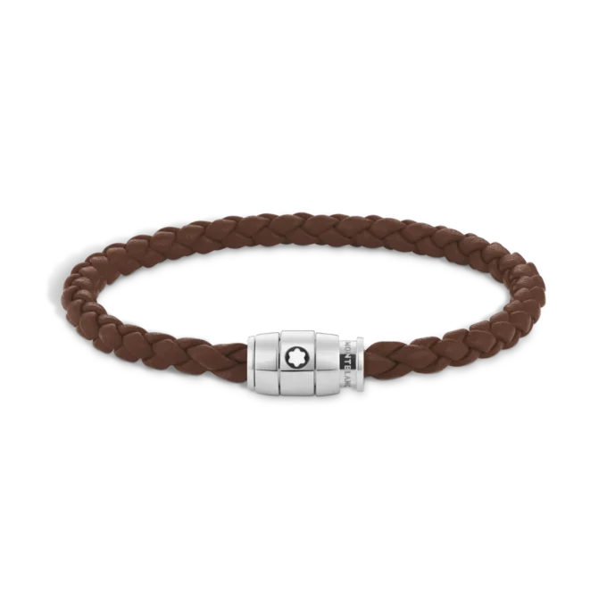 Pulsera pequeña, piel suave, marrón fauve